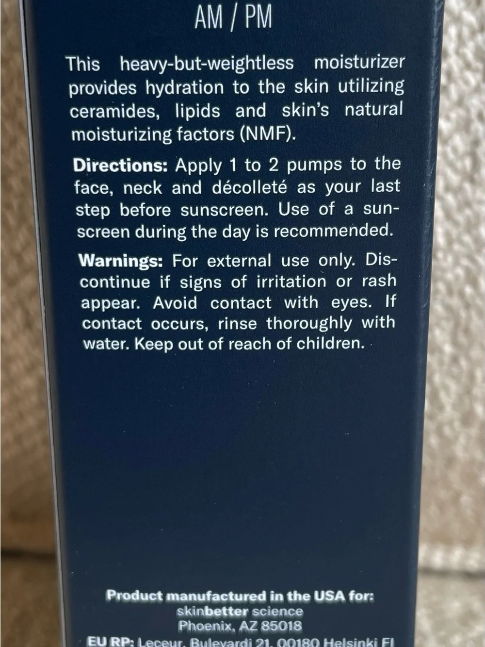 Trio Rebalancing Moisture Treatment .5 Oz VERY FRESH